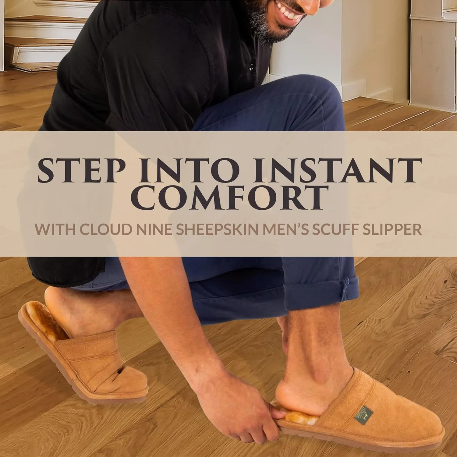 Mens Scuff Slipper