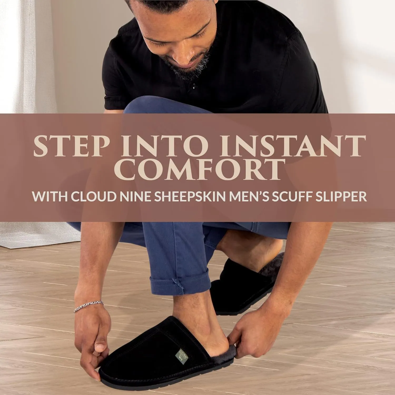 Mens Scuff Slipper