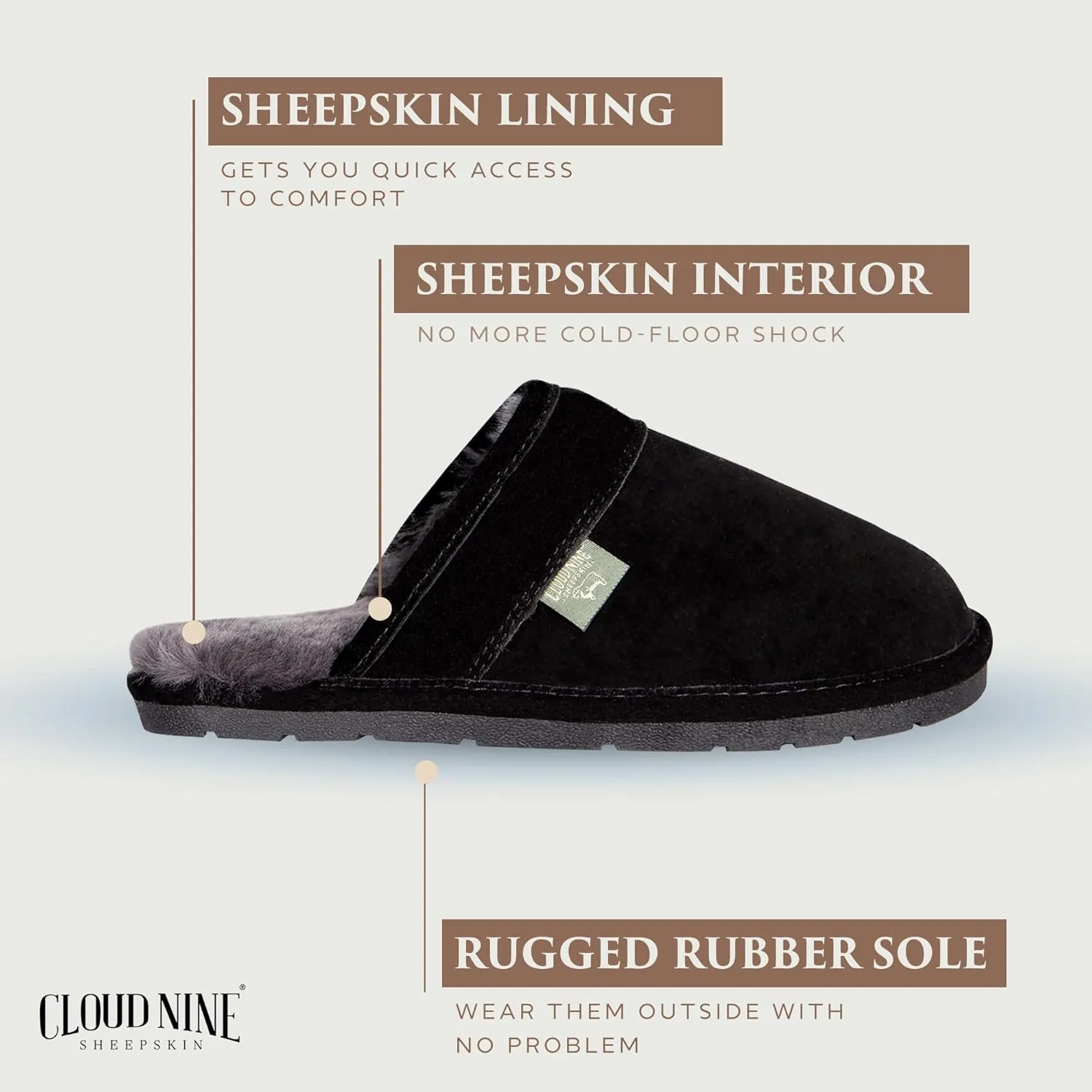 Mens Scuff Slipper