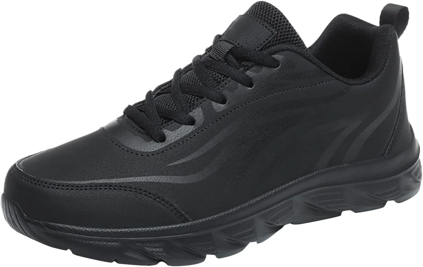 Mens Shoes Large Size Casual Leather Print Casual Fashion Simple Shoes Running Mens Club Sneaker