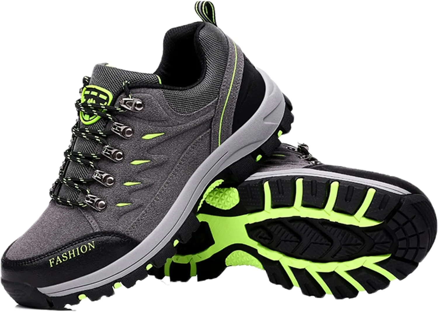 Mens Walking Boots Non-Slip Outdoor Camping Shoes Mens Hiking Shoes Breathable Lightweight Trekking