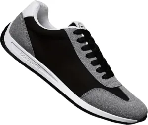 Men's Walking Shoes | Breathable & Suede Athletic Shoes with Arch Support, Cushioned Insole & Urban-Ready Style