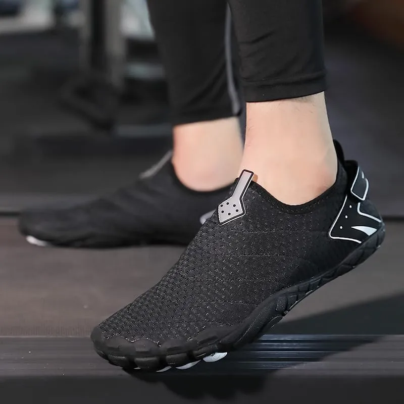 Men's Wide Toe Box Barefoot Running Sneakers, Comfortable, Non-Slip, Outdoor
