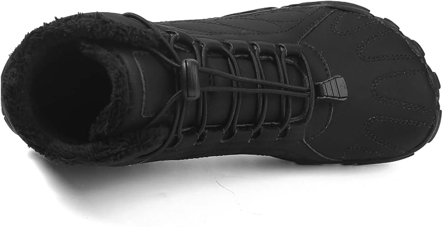 Mens Womens Snow Boots Winter Shoes Warm Fur Waterproof Anti-Slip Outdoor Casual Ankle Sneakers