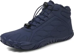 Mens Womens Snow Boots Winter Shoes Warm Fur Waterproof Anti-Slip Outdoor Casual Ankle Sneakers