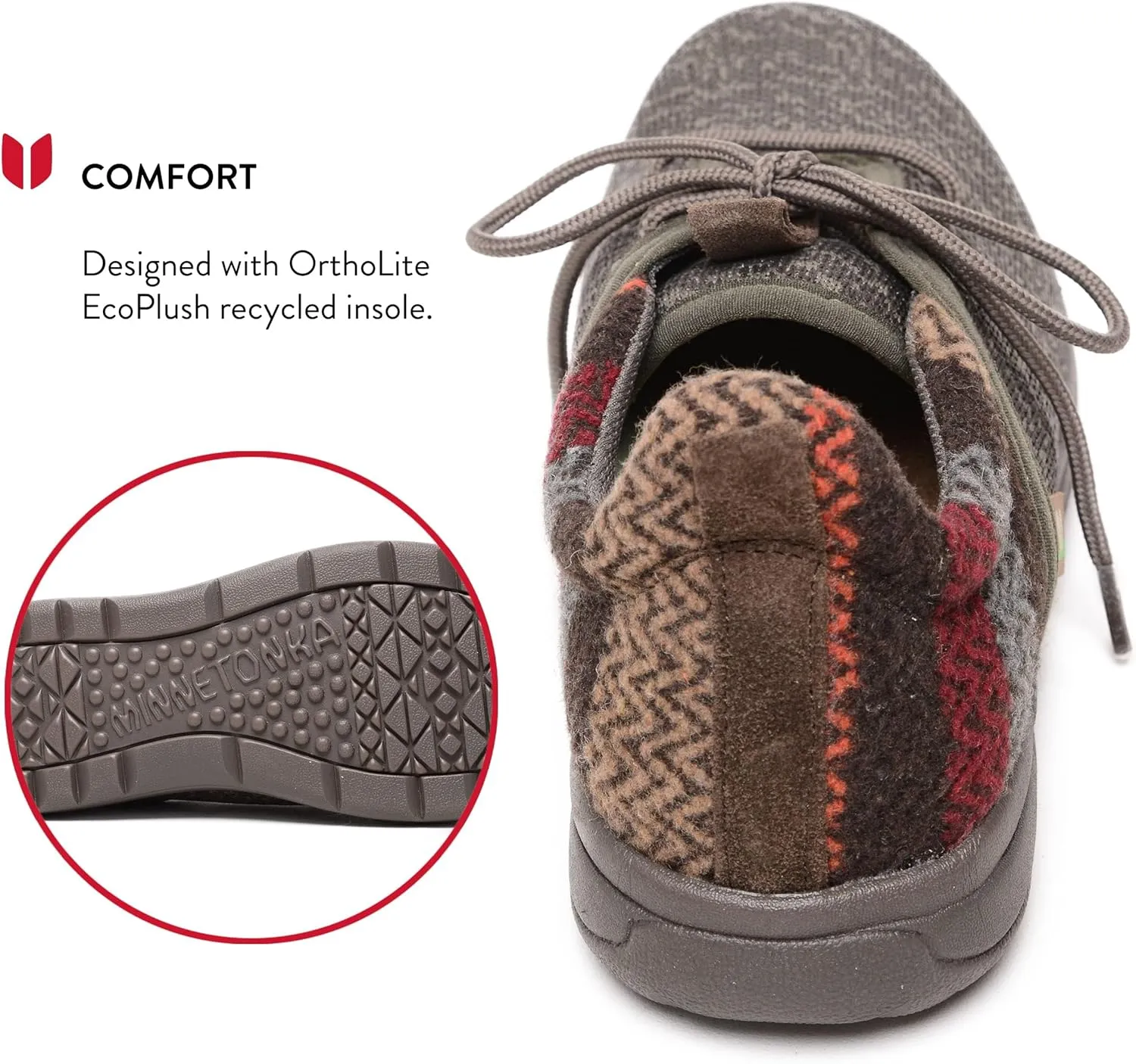 Minnetonka Womens Ecowise Anew-Knit Casual Sneakers