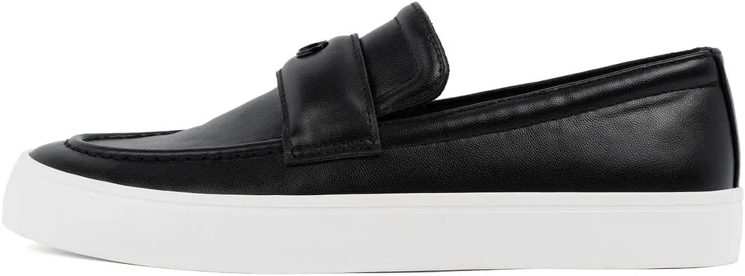 Nautica Womens Slip-On Penny Loafer Sneakers  Casual Comfort Walking Shoes with Cushioned Insole and White Sole