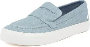 Nautica Womens Slip-On Penny Loafer Sneakers  Casual Comfort Walking Shoes with Cushioned Insole and White Sole