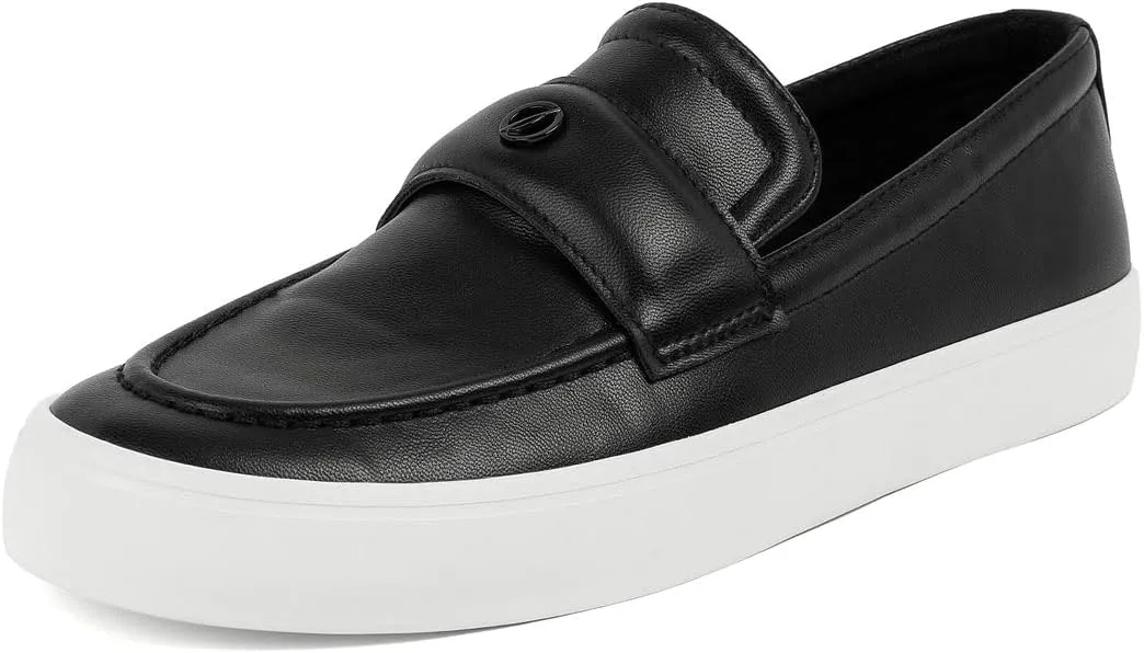 Nautica Womens Slip-On Penny Loafer Sneakers  Casual Comfort Walking Shoes with Cushioned Insole and White Sole