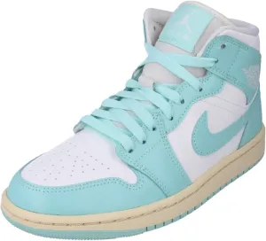 Nike Air Jordan 1 Mid Womens - Sail/Light Dew-Muslin, 7.5