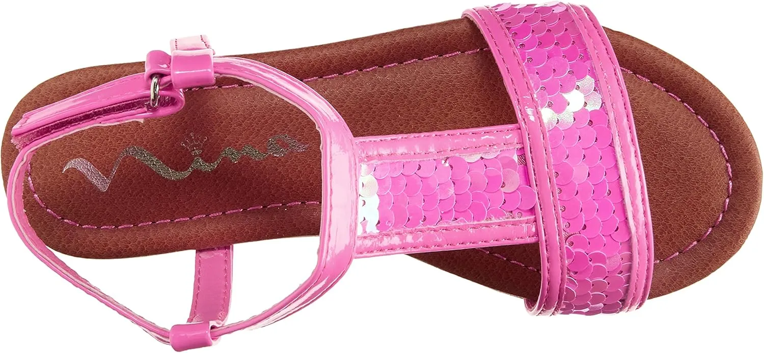 NINA Unisex-Child Buckle Sandal