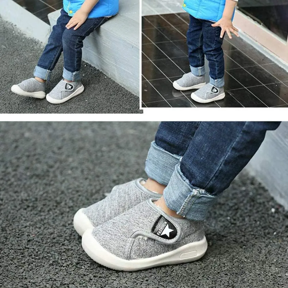 OAISNIT Baby Boys Girls Snow Boots Anti-Slip Rubber Sole Kids Winter Shoes with Warm Plush Fur Causal Slippers