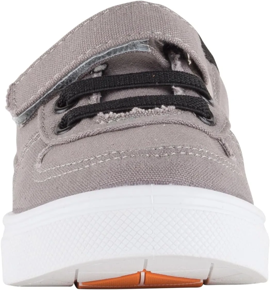 Oomphies Ethan Boys Low-Top Sneakers ?C Canvas Upper, Hook & Loop Closure, Cushioned Footbed & Durable Rubber Sole