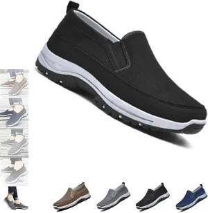 Orthopedic Walking Shoes Hiking Shoes Mens, Men's Slip on Lightweight Breathable Casual for Outdoor Hiking