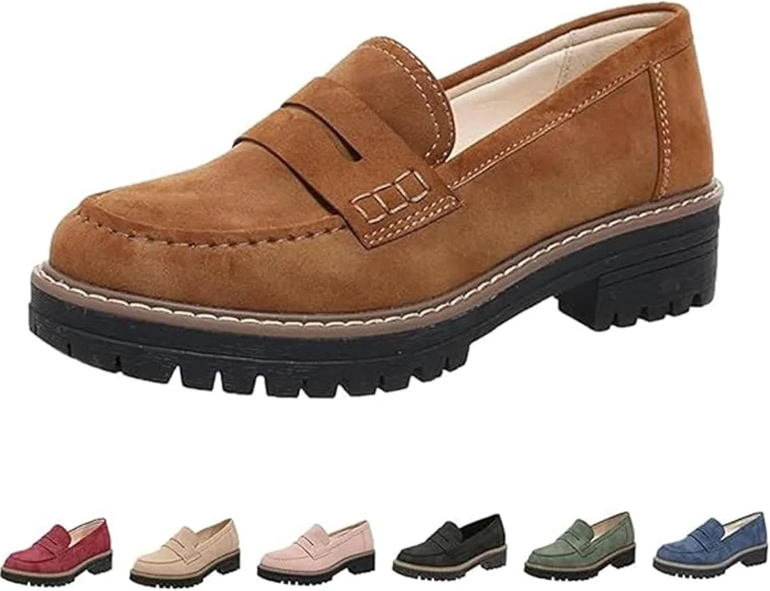 Orthoturee-Orthopedic Platform Loafers, Women's Casual Loafers, Comfort Orthopedic Shoes, Slip on Shoes Womens Walking Shoe