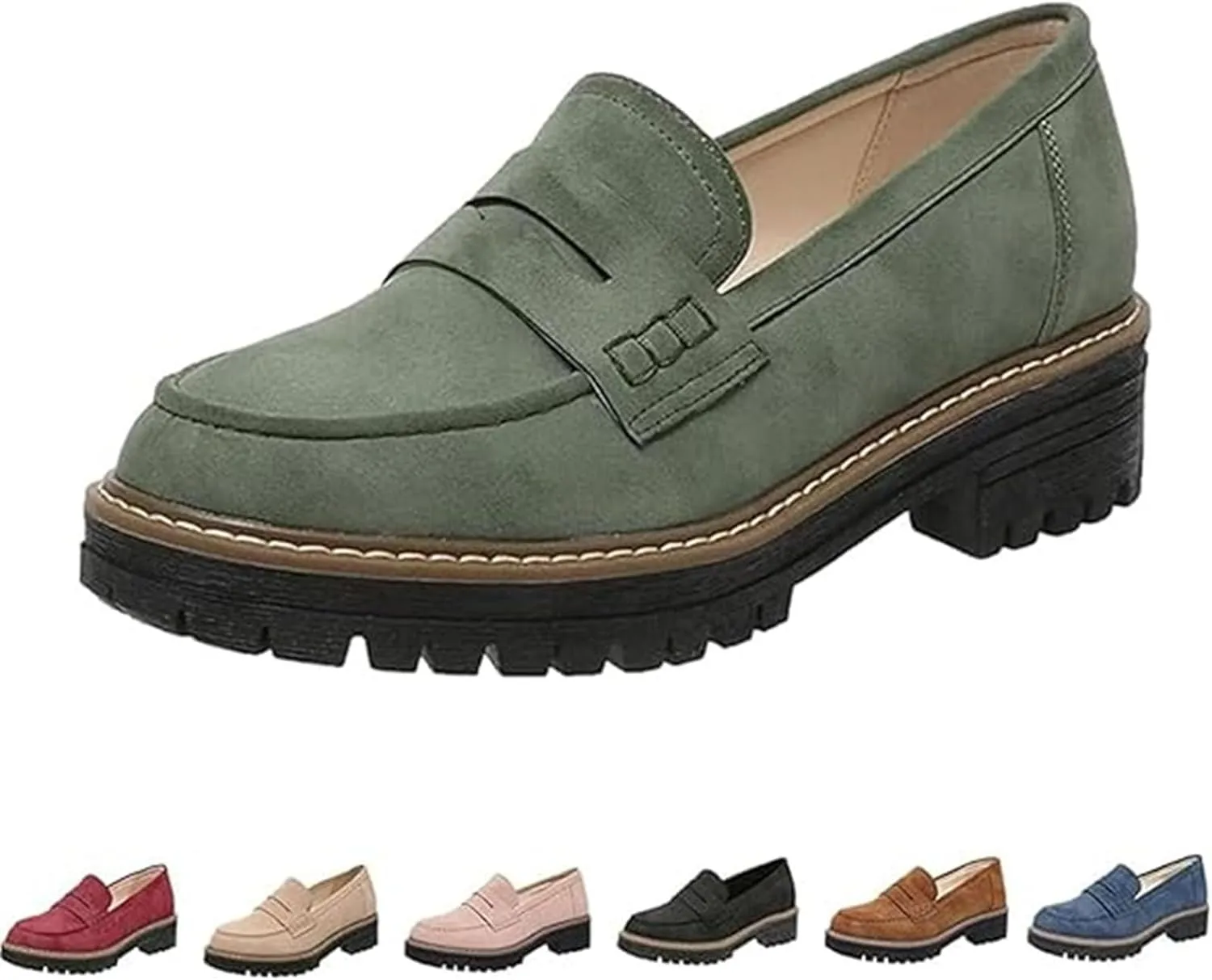 Orthoturee-Orthopedic Platform Loafers, Women's Casual Loafers, Comfort Orthopedic Shoes, Slip on Shoes Womens Walking Shoe
