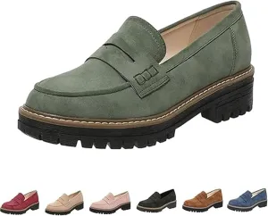Orthoturee-Orthopedic Platform Loafers, Women's Casual Loafers, Comfort Orthopedic Shoes, Slip on Shoes Womens Walking Shoe