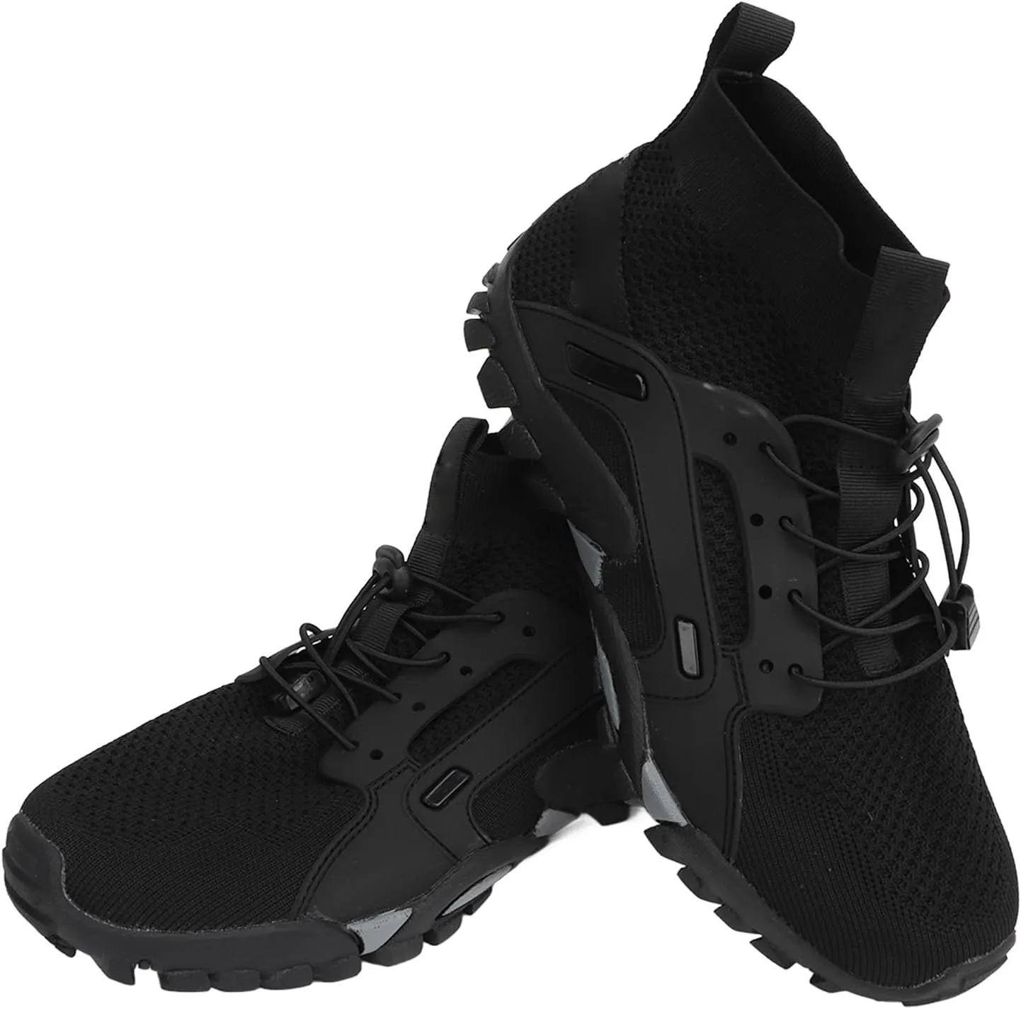 Outdoor Athletic Shoes, Non Slip Outsole Comfortable Hiking Shoes Elasticity for Hiking (45) White