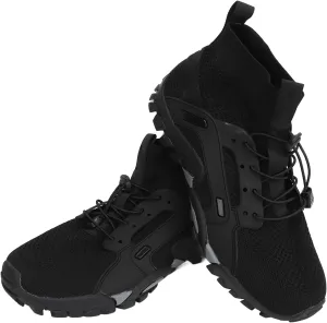 Outdoor Athletic Shoes, Non Slip Outsole Comfortable Hiking Shoes Elasticity for Hiking (45) White