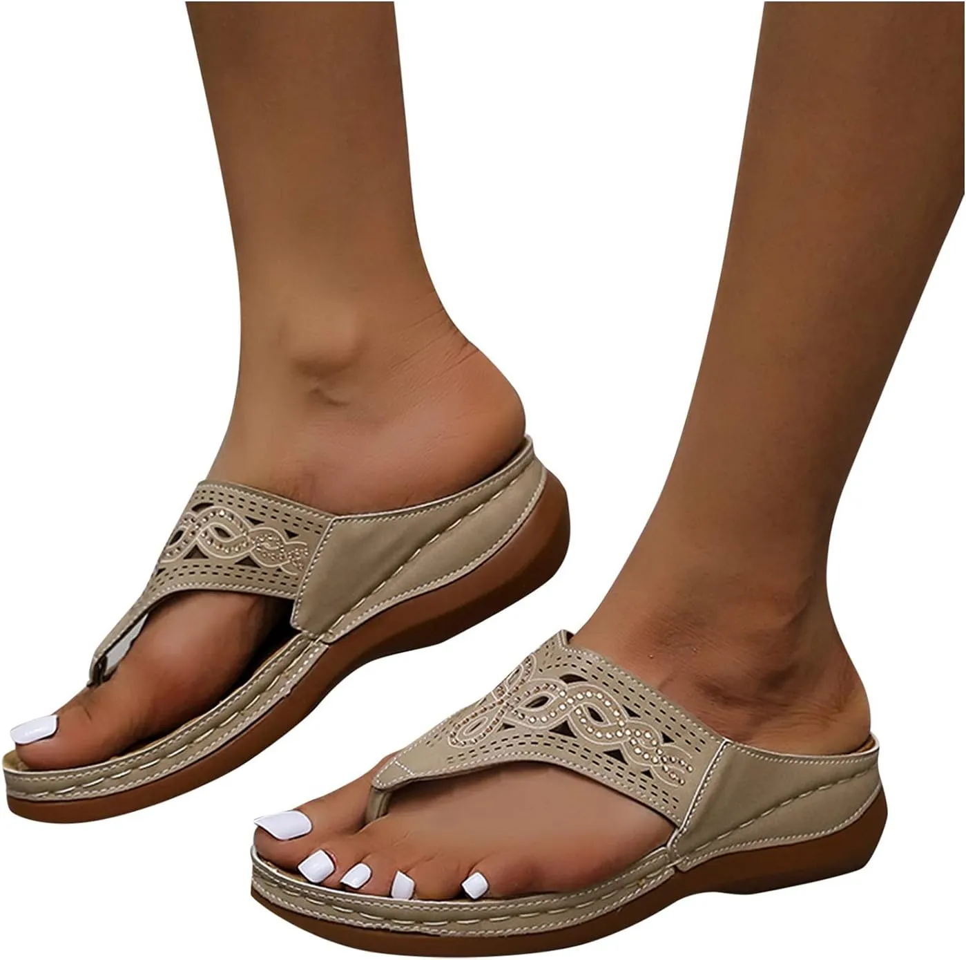Plantar Fasciitis Sandals Tennis Shoes Womens for Plantar Fasciitis Womens Brown Sandals Orthopedic Flip Flops Womens Slippers with Arch Support Black Thick Heels for Women