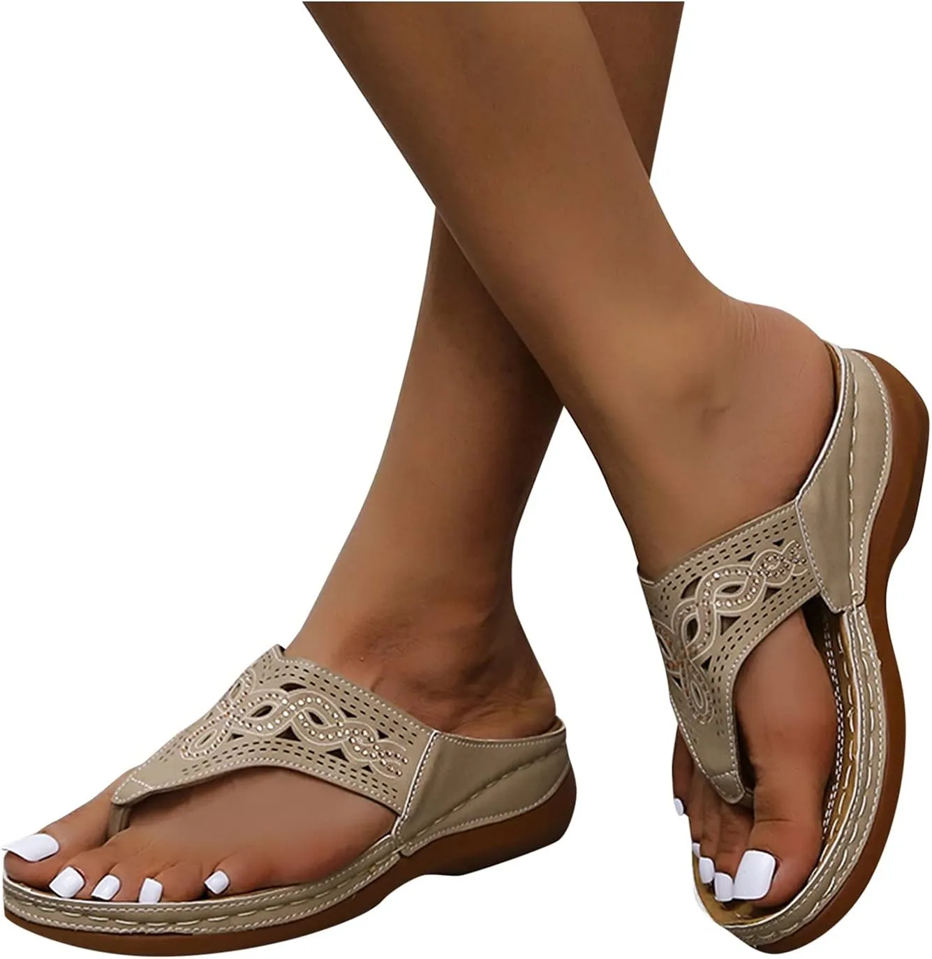 Plantar Fasciitis Sandals Tennis Shoes Womens for Plantar Fasciitis Womens Brown Sandals Orthopedic Flip Flops Womens Slippers with Arch Support Black Thick Heels for Women