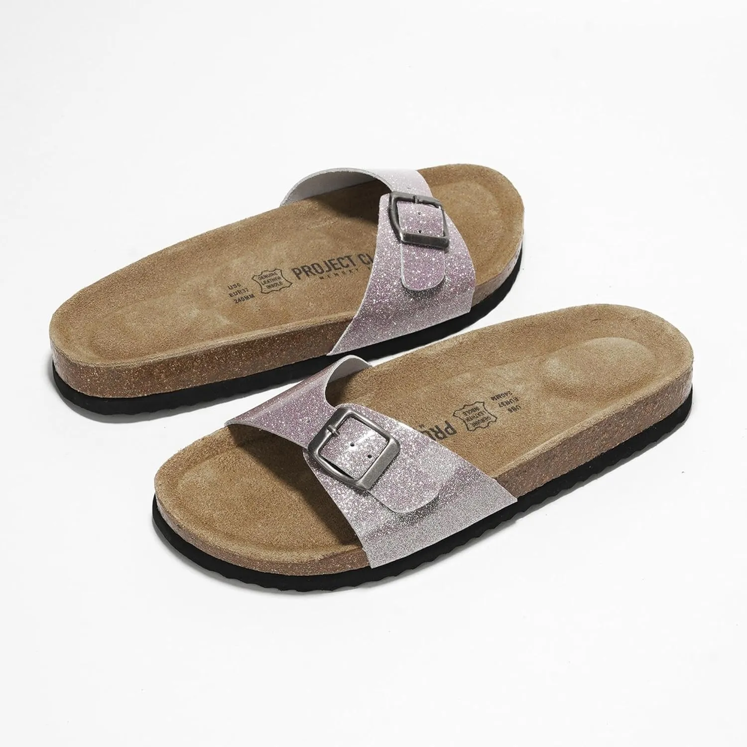 Project Cloud Genuine Leather Womens Sandals - Memory Foam Beach Essentials Womens Slippers - Perfect Summer Sandals for Women 2025 (Bahama)