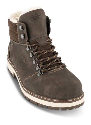Rieker Men's Winter Combat Boots- Brown