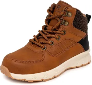 Rockport Boys Kids Hiking Boots ??Youth High Top Outdoor Sneakers with Cushioned Insole ??Durable Trail Shoes