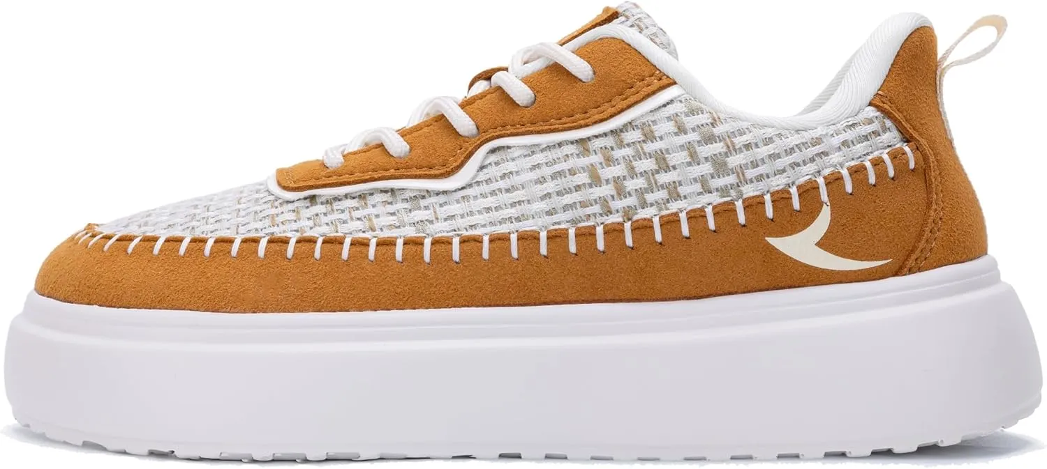 RomenSi Womens Fashion Sneakers | Wide Toe Box Walking Shoes | Comfortable Platform Sneaker | Casual Chunky Shoes US 6-11