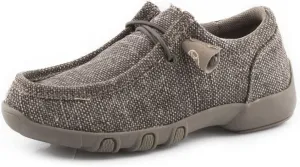 ROPER Kids Chillin Brown Canvas Casual Shoe