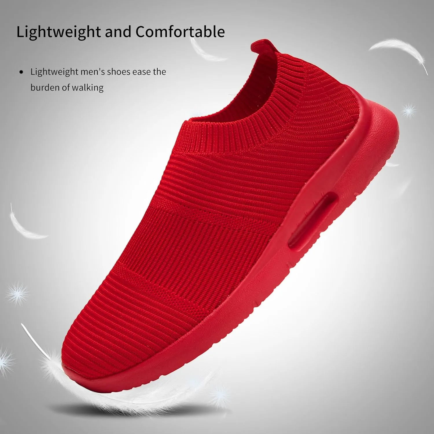 Running Shoes for Men Tennis Slip On Sneakers Breathable Fashion Mesh