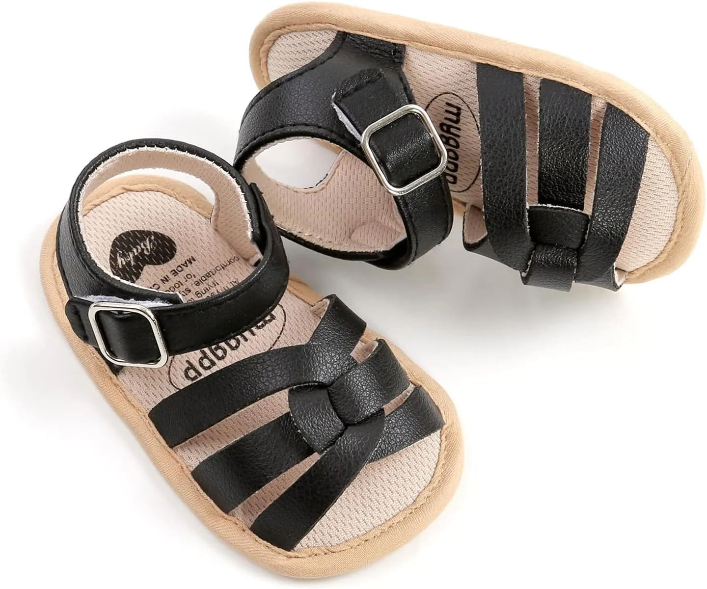 RVROVIC Baby Boys Girls Sandals Premium Soft Anti-Slip Rubber Sole Infant Summer Outdoor Shoes Toddler First Walkers