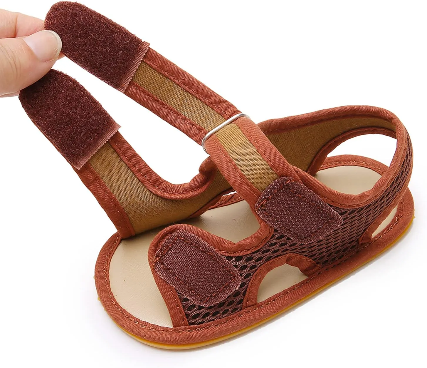 RVROVIC Baby Boys Girls Sandals Premium Soft Anti-Slip Rubber Sole Infant Summer Outdoor Shoes Toddler First Walkers