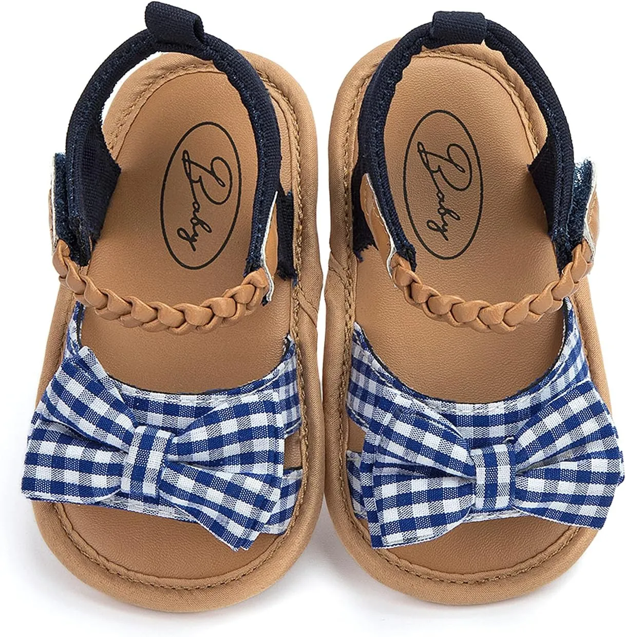 RVROVIC Baby Boys Girls Sandals Premium Soft Anti-Slip Rubber Sole Infant Summer Outdoor Shoes Toddler First Walkers