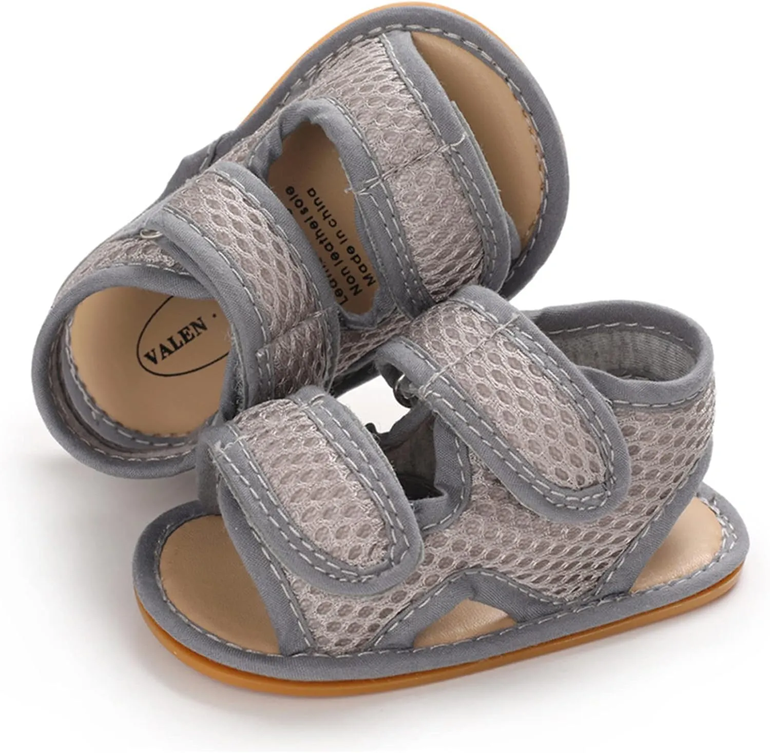 RVROVIC Baby Boys Girls Sandals Premium Soft Anti-Slip Rubber Sole Infant Summer Outdoor Shoes Toddler First Walkers
