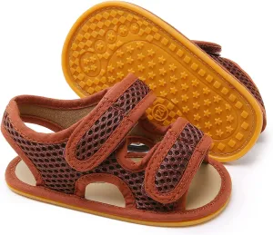 RVROVIC Baby Boys Girls Sandals Premium Soft Anti-Slip Rubber Sole Infant Summer Outdoor Shoes Toddler First Walkers