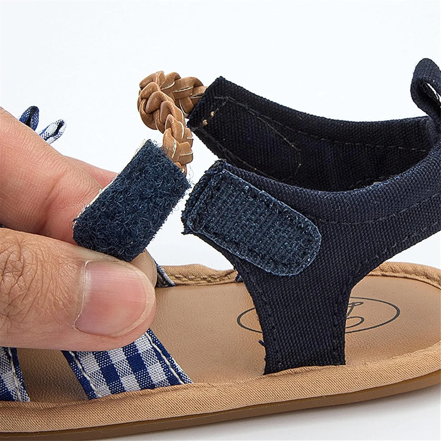 RVROVIC Baby Boys Girls Sandals Premium Soft Anti-Slip Rubber Sole Infant Summer Outdoor Shoes Toddler First Walkers