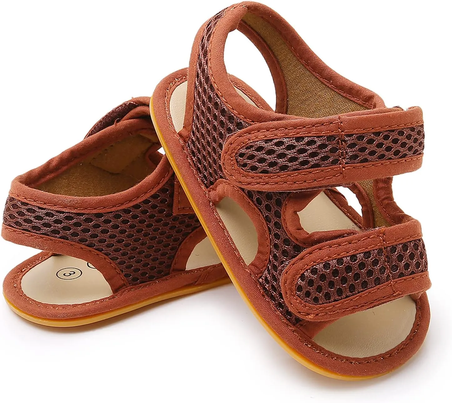 RVROVIC Baby Boys Girls Sandals Premium Soft Anti-Slip Rubber Sole Infant Summer Outdoor Shoes Toddler First Walkers