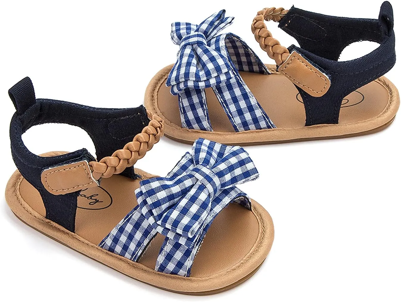 RVROVIC Baby Boys Girls Sandals Premium Soft Anti-Slip Rubber Sole Infant Summer Outdoor Shoes Toddler First Walkers