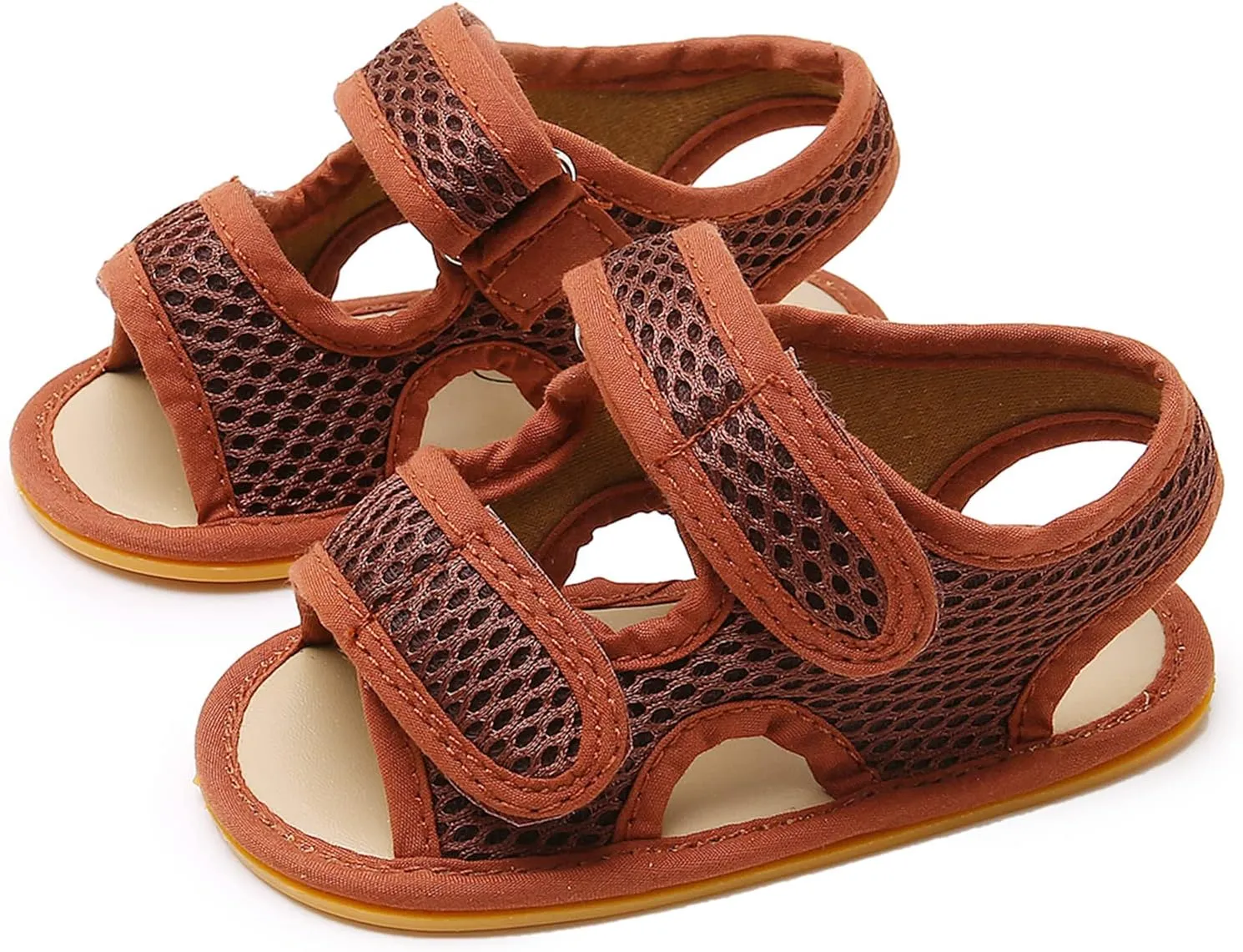 RVROVIC Baby Boys Girls Sandals Premium Soft Anti-Slip Rubber Sole Infant Summer Outdoor Shoes Toddler First Walkers
