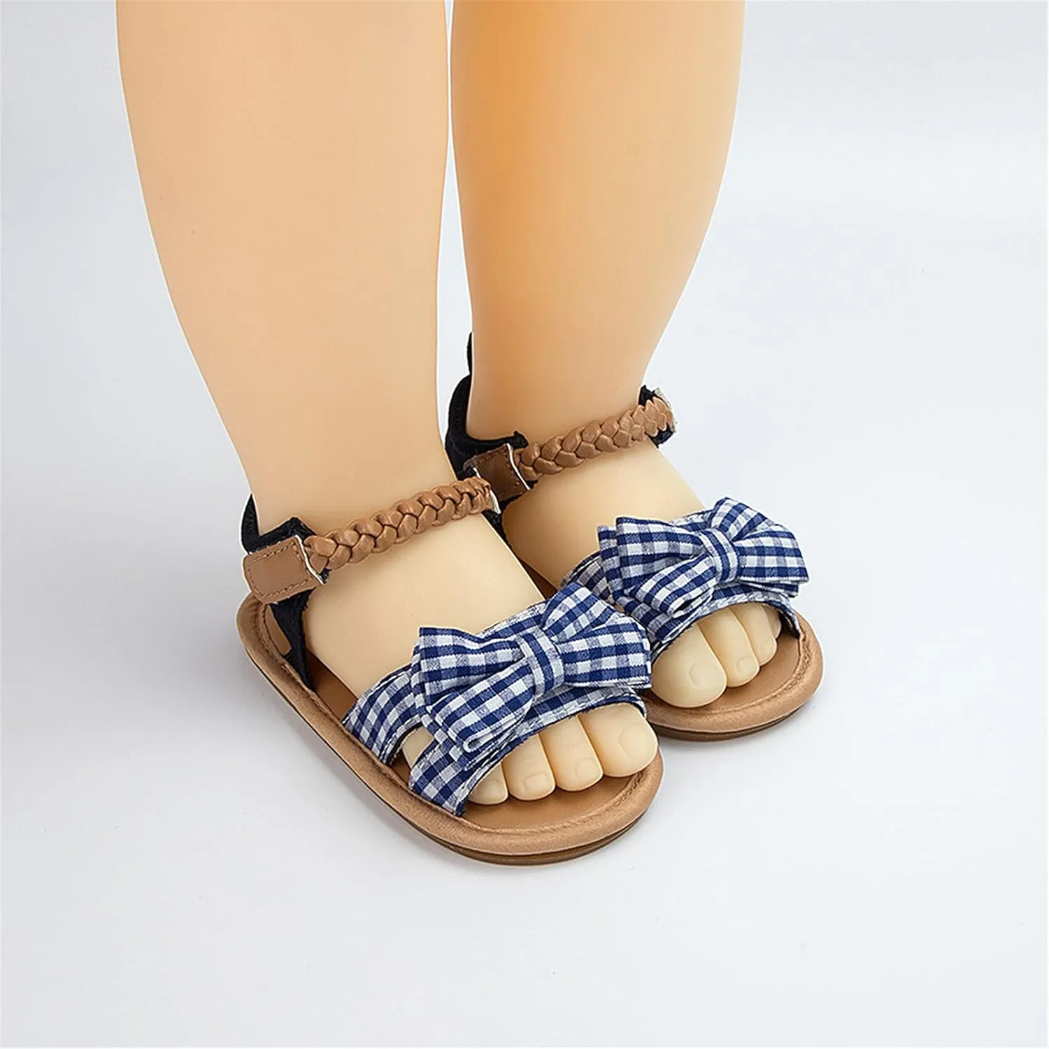 RVROVIC Baby Boys Girls Sandals Premium Soft Anti-Slip Rubber Sole Infant Summer Outdoor Shoes Toddler First Walkers