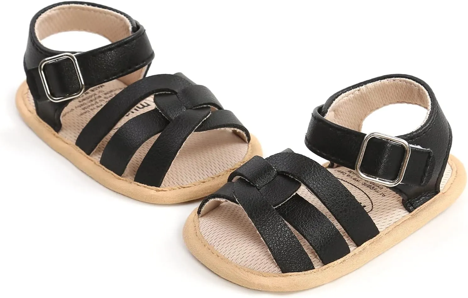 RVROVIC Baby Boys Girls Sandals Premium Soft Anti-Slip Rubber Sole Infant Summer Outdoor Shoes Toddler First Walkers