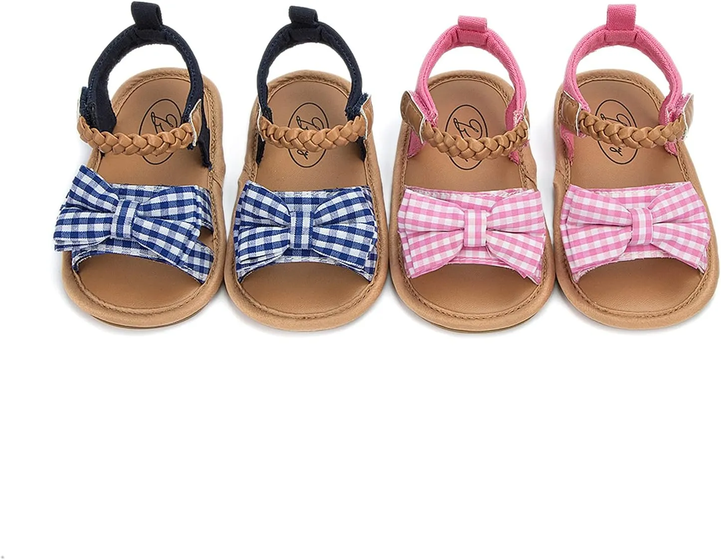 RVROVIC Baby Boys Girls Sandals Premium Soft Anti-Slip Rubber Sole Infant Summer Outdoor Shoes Toddler First Walkers
