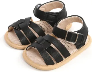 RVROVIC Baby Boys Girls Sandals Premium Soft Anti-Slip Rubber Sole Infant Summer Outdoor Shoes Toddler First Walkers