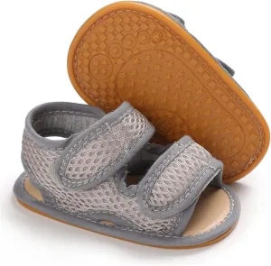 RVROVIC Baby Boys Girls Sandals Premium Soft Anti-Slip Rubber Sole Infant Summer Outdoor Shoes Toddler First Walkers