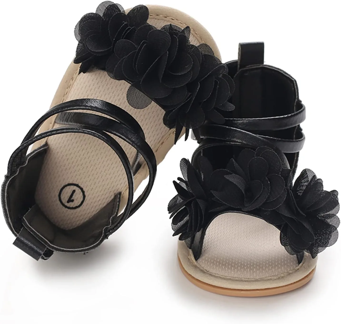 RVROVIC Baby Boys Girls Sandals Premium Soft Anti-Slip Rubber Sole Infant Summer Outdoor Shoes Toddler First Walkers