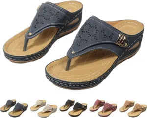 Sandals for Women 2025,Wedge Comfortable Orthopedic for Women,Womens Dressy Summer Flip Flops,Womens Arch Support Flip Flops