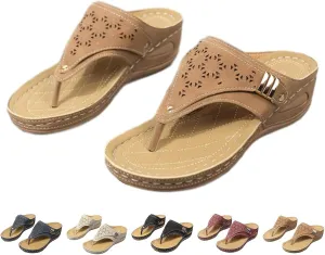 Sandals for Women 2025,Wedge Comfortable Orthopedic for Women,Womens Dressy Summer Flip Flops,Womens Arch Support Flip Flops