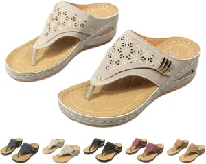 Sandals for Women 2025,Wedge Comfortable Orthopedic for Women,Womens Dressy Summer Flip Flops,Womens Arch Support Flip Flops