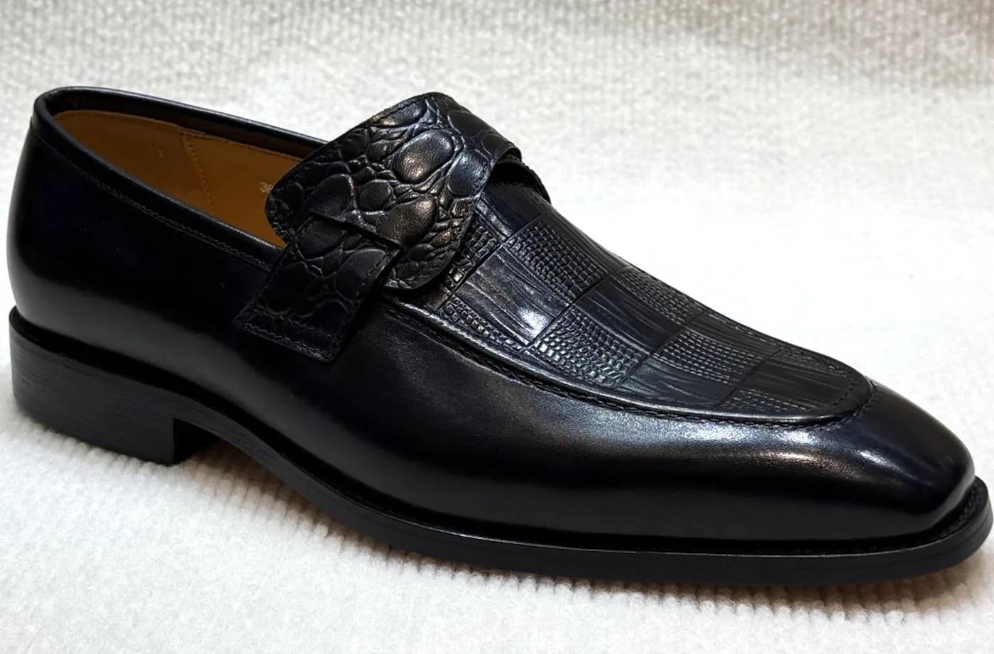 Santimon Men??s Casual Shoes Leather Penny Loafers | Slip-On Dress Shoes | Luxury Business Comfort Footwear for Office, Party & Wedding